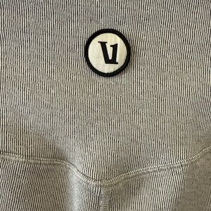 Vuori Ribbed Gray Women's Leggings